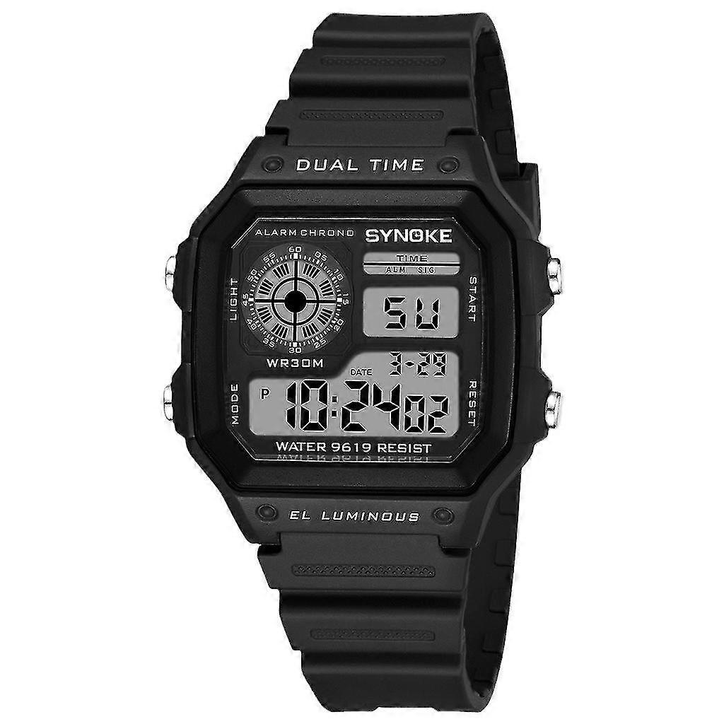 Men's AE1200WH-1A Black Analog Digital Multi-Function Watch