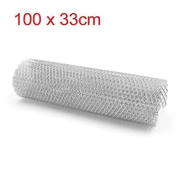 Universal 8*16MM Car Front Bumper Grille Vent Car Tuning Rhombic Grill Sheet Aluminum Alloy Net 100 x 33cm