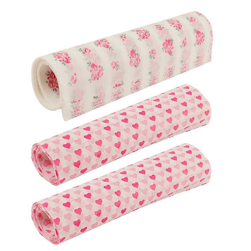 150Pcs Food Wrapping Paper Baking Wax Paper Greaseproof Packing Paper Wrapper