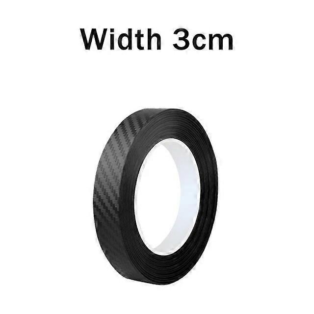 Motor Vehicle Parts Nano Carbon Fiber Car Sticker Paste Protector Strip DIY Automotive Protective Film Auto Door Sill Side Mirror Anti Scratch Tape