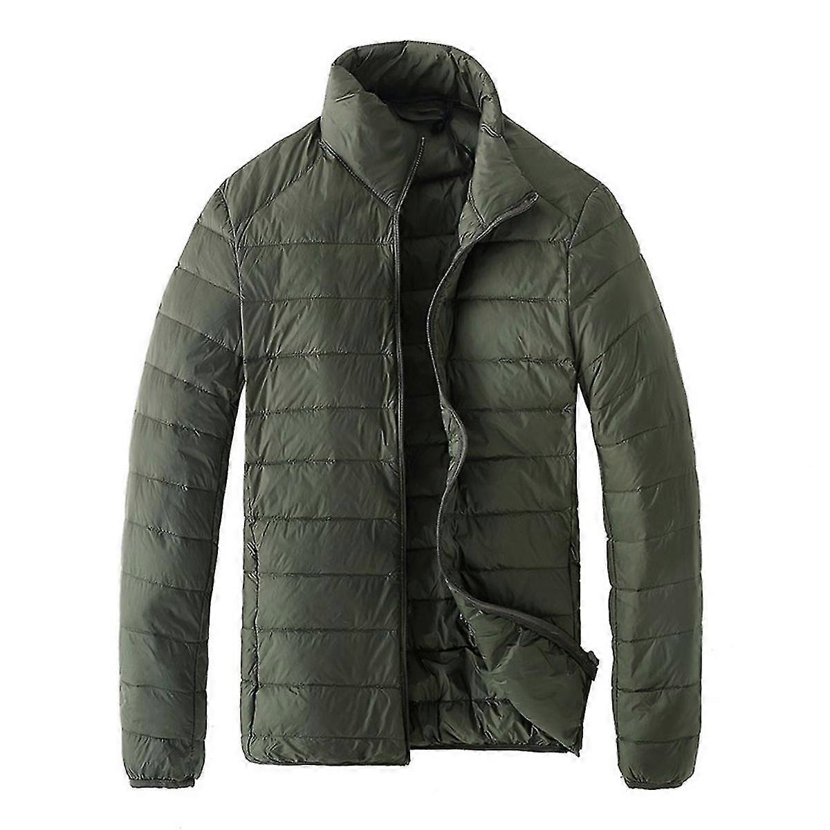 Allthemen Mens Light Weight Zipper Down Padded Jacket