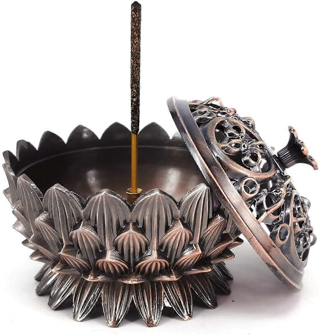 Retro Lotus Incense Holder Burner