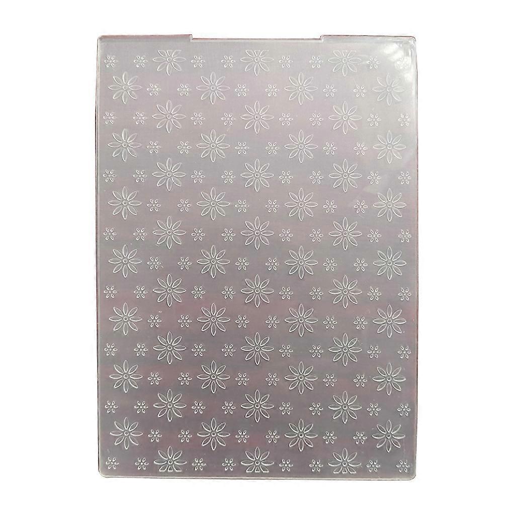 3D Embossing Folder Uneven Small Flowers Embossing Template Handmade Art Craft