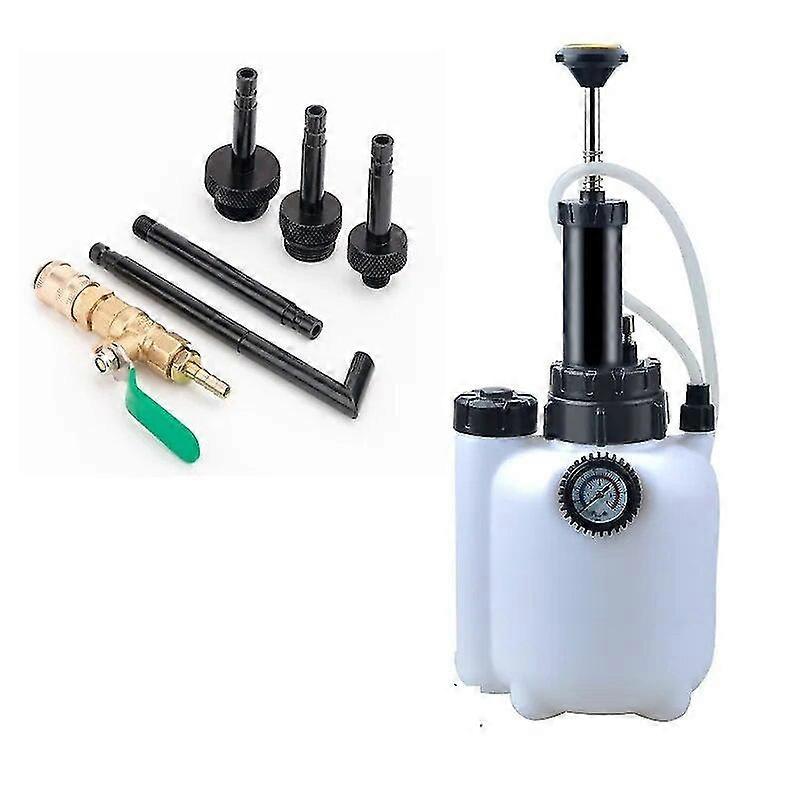 3L manuelles Getriebeölfüllsystem Handpumpe ODER pneumatisches automatisches Getriebeölflüssigkeitspumpenwerkzeug mit Adaptern UNKU55024 - MXBC