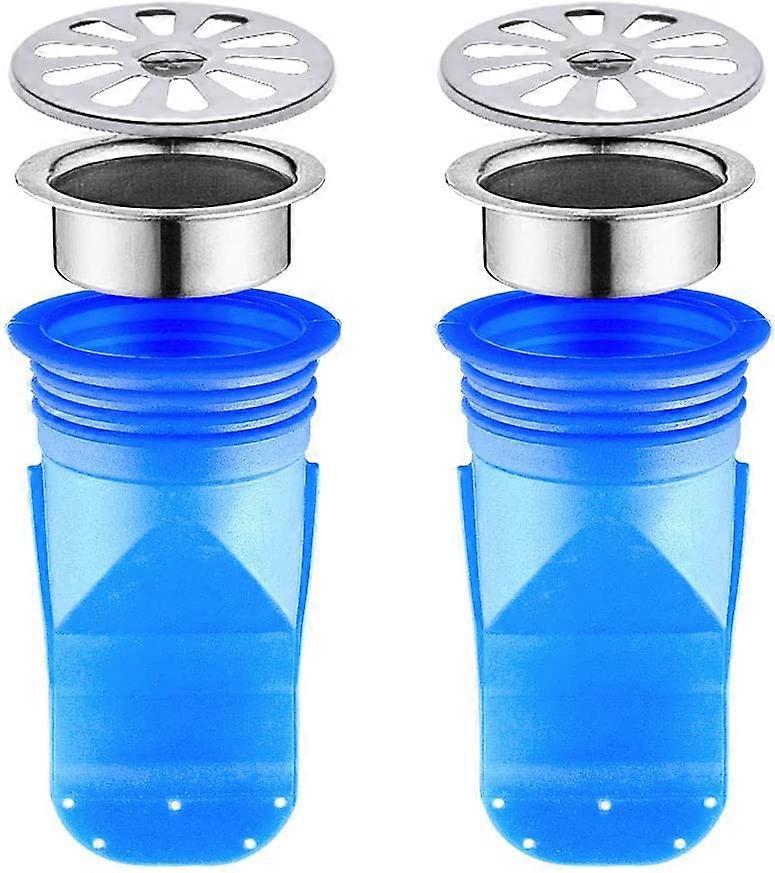 Adjustable Backflow Prevention,2 Pack Silicone Floor Drain,Single Way Valve (95*50cm)