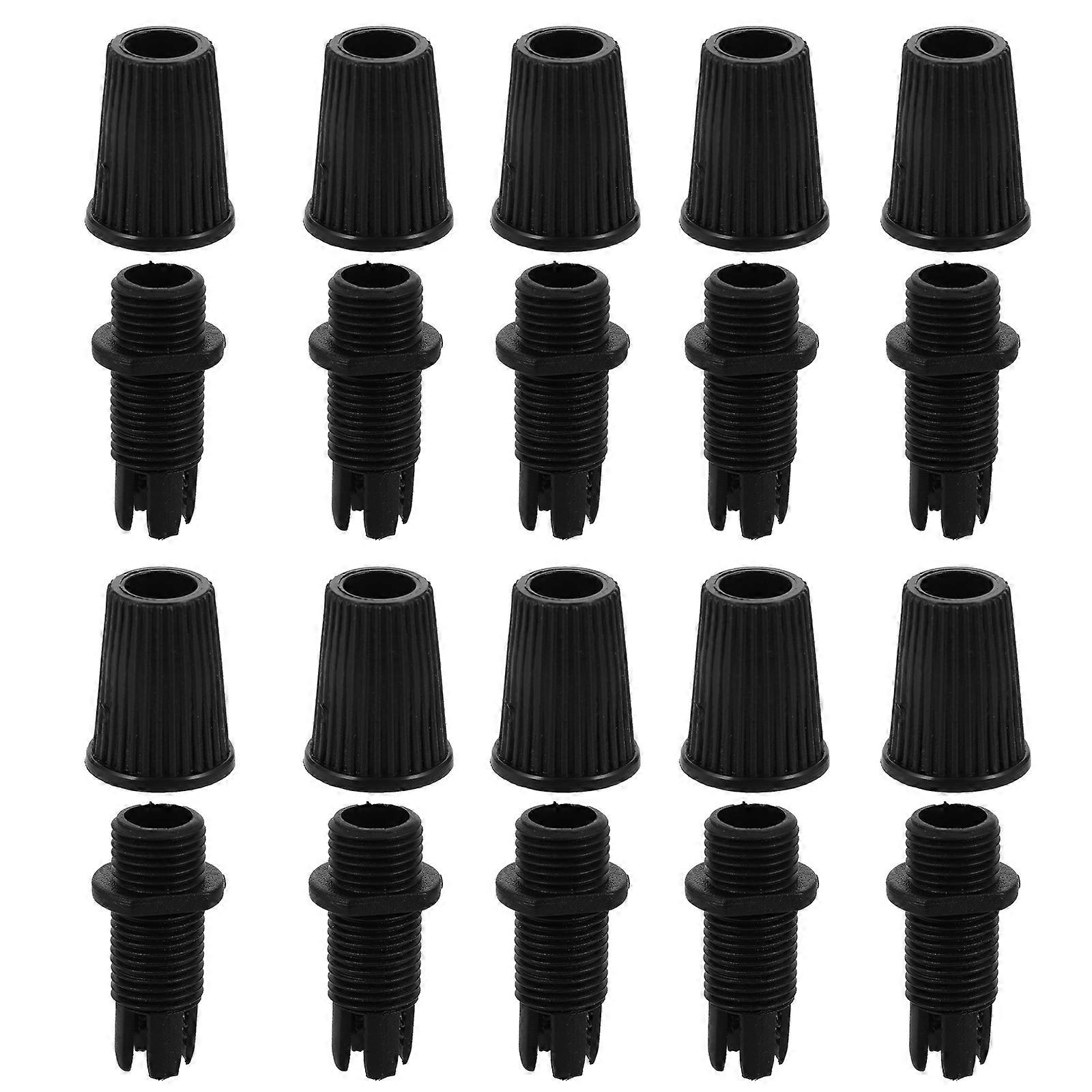 100 pcs thread cabo de cabo plástico cabo agarra cabo glands conectores conectores