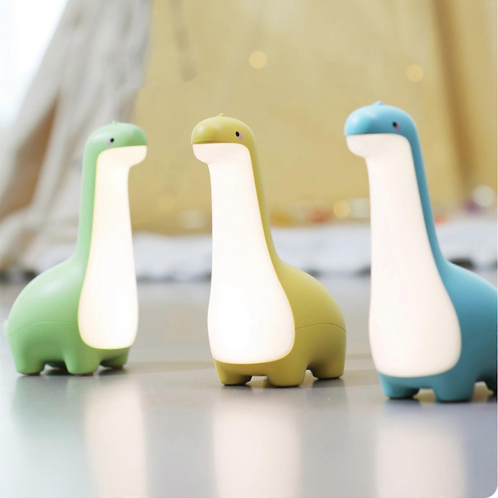 2023 New Cute Dinosaur Lamp LED Light for Kids, USB Charging Night Light with Soft Glow