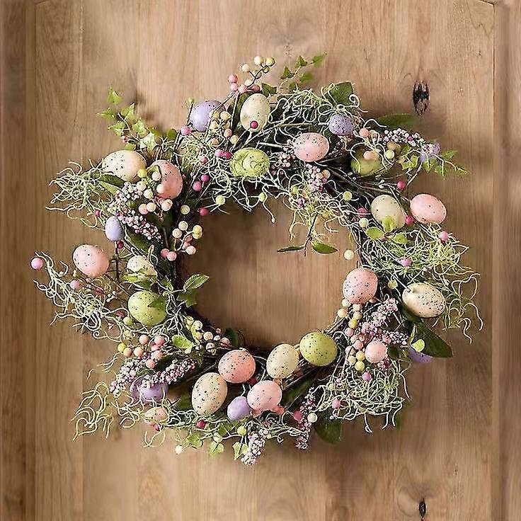 Neuer Osterhase Kranz Haustr Frhlingsdekoration Hngender knstlicher  Blumenkranz Home Party Dekoration | Fruugo DE