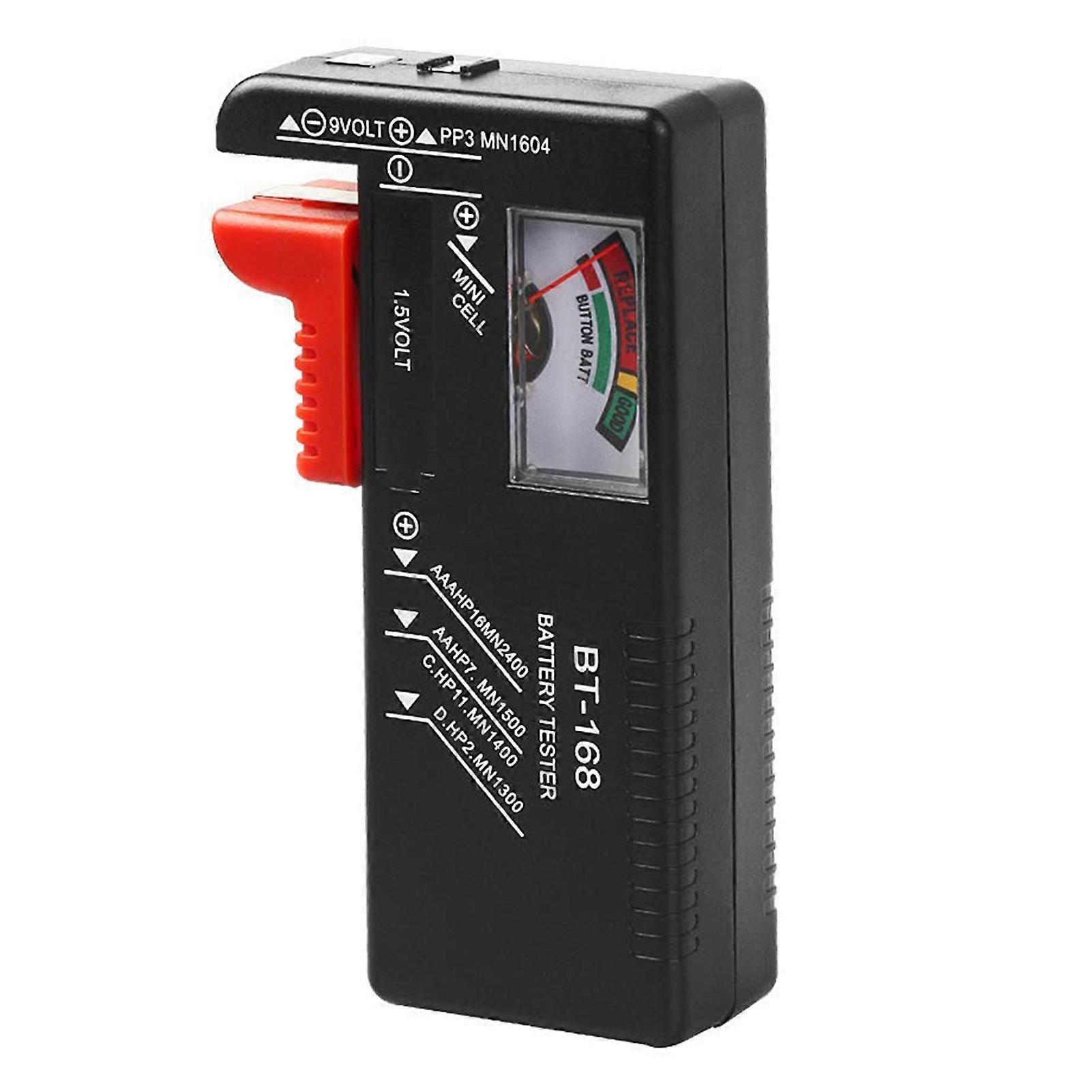 BT168 Battery Checker Pointer-type Quick Response Gadget Battery Volt Tester Checker for Remote Control QinHai