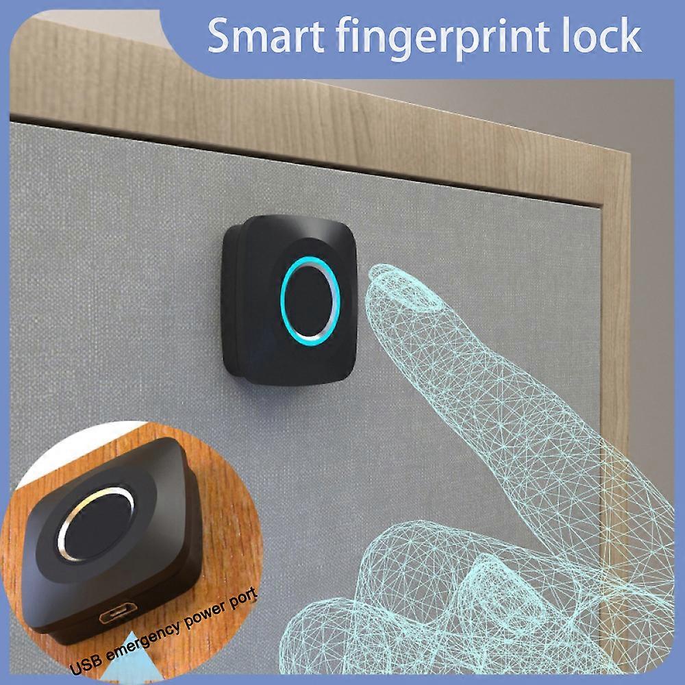 Fingerprint Lock Smart Cabinet Locks Biometric Keyless Furniture Drawer