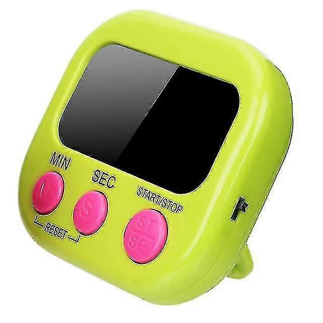 1pc Digital Kitchen Timer Magnetic Backing Stand Countdown Alarm Mini Lcd Big Digits Loud Alarm For Cooking Baking Sports Games