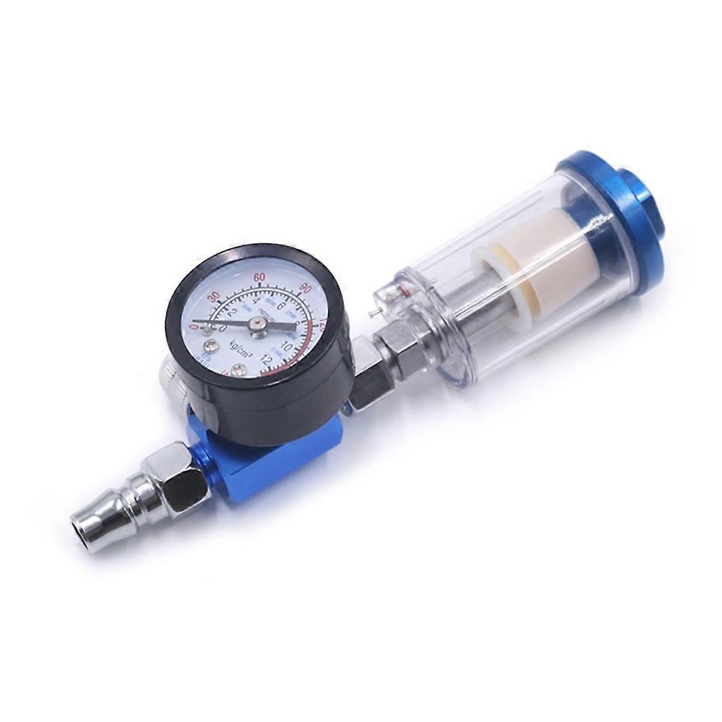 G1/4 Quick Connect Pneumatic SprayGun Air Regulator Gauges Pneumatic Tools