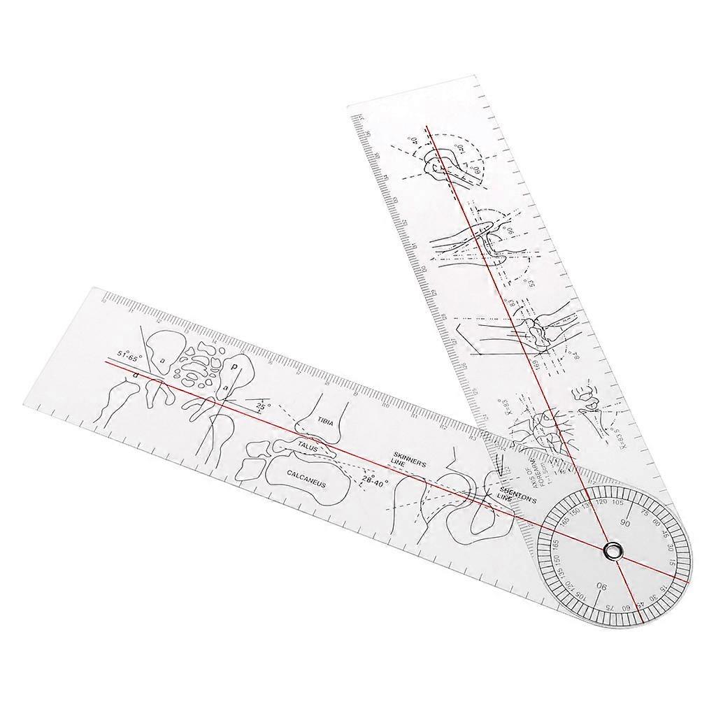  Professional Portable Orthopedic Medical Measuring Angle Ruler