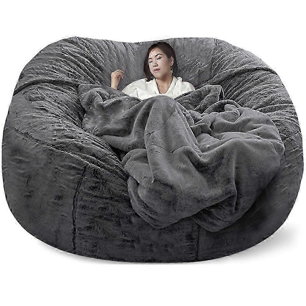 Lazy Sofa Sitzsack Kunstpelz Sitzsack (nur Sitzsackabdeckungen, keine Füllung)