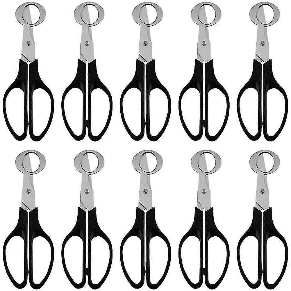 10pcs Egg Scissors Quail Egg Shell Cutters Separator Small Quail Egg Cracker Quail Scissors Opener Cigar Cutter