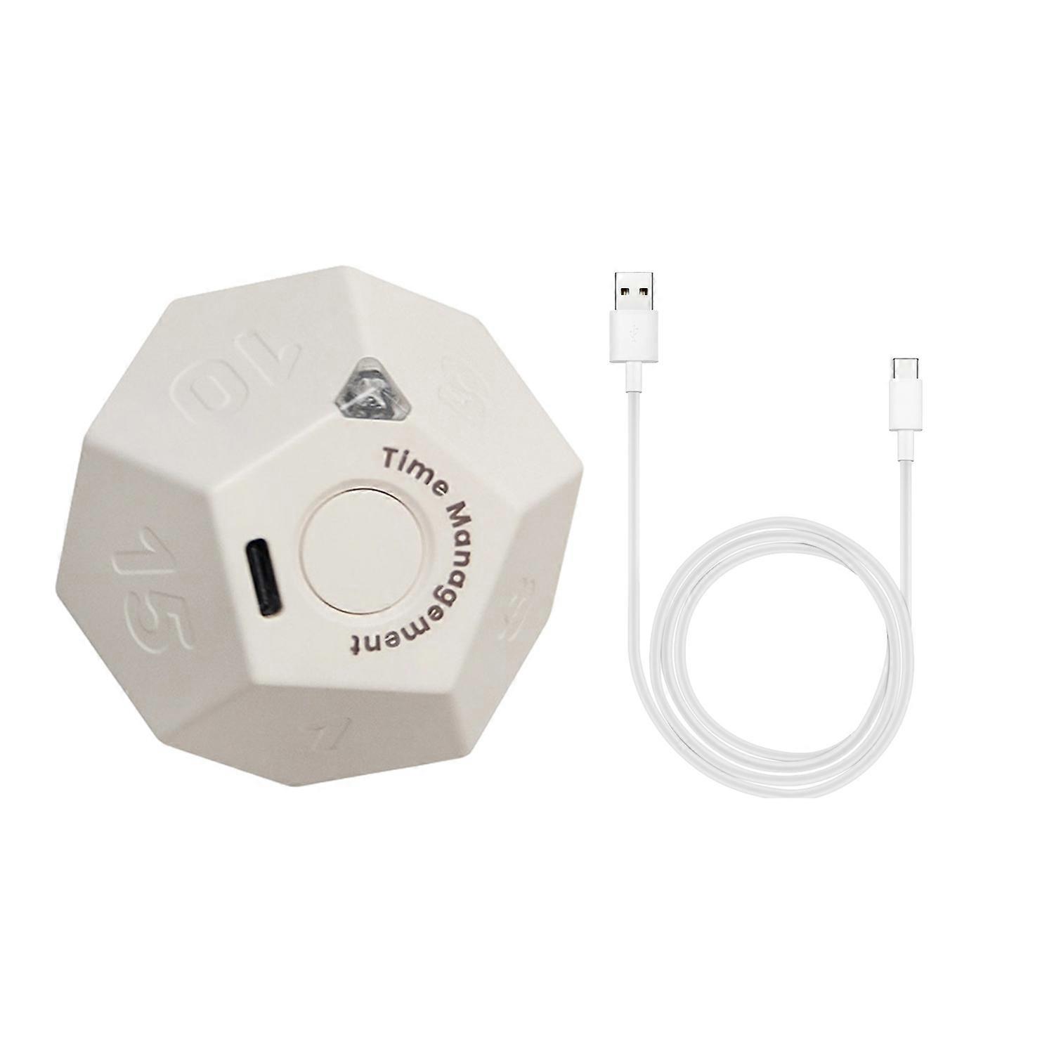Multi Cube Timer Portable 1/3/5/10/15/20/25/30/45/60/90 Minutes Setting Rotating Timer Vibration