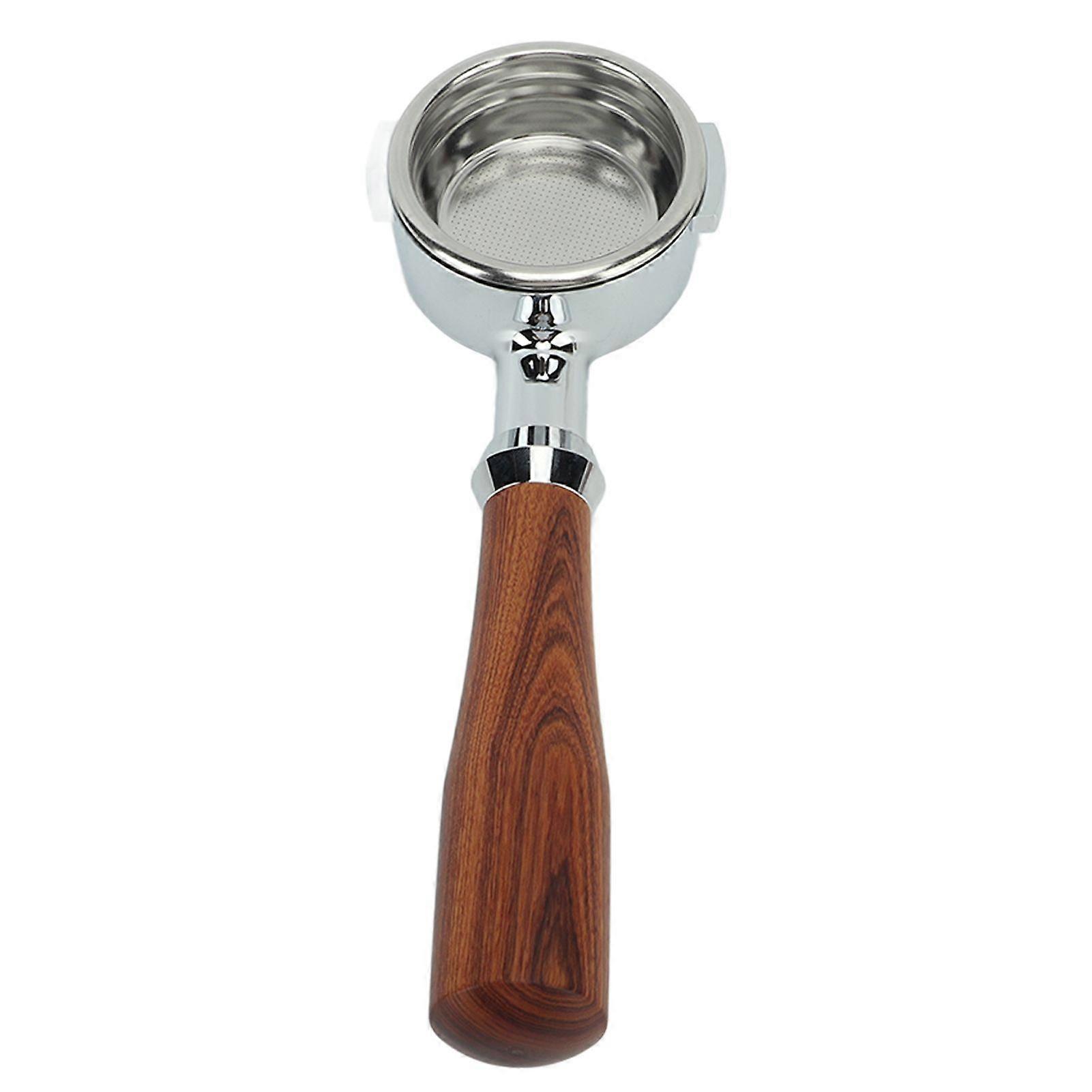 Coffee Portafilter 58 mm E61 Single Layer Filter Bottomless Handlheld Portafilter for Home Coffee Shop E Classic Red Acid Branch