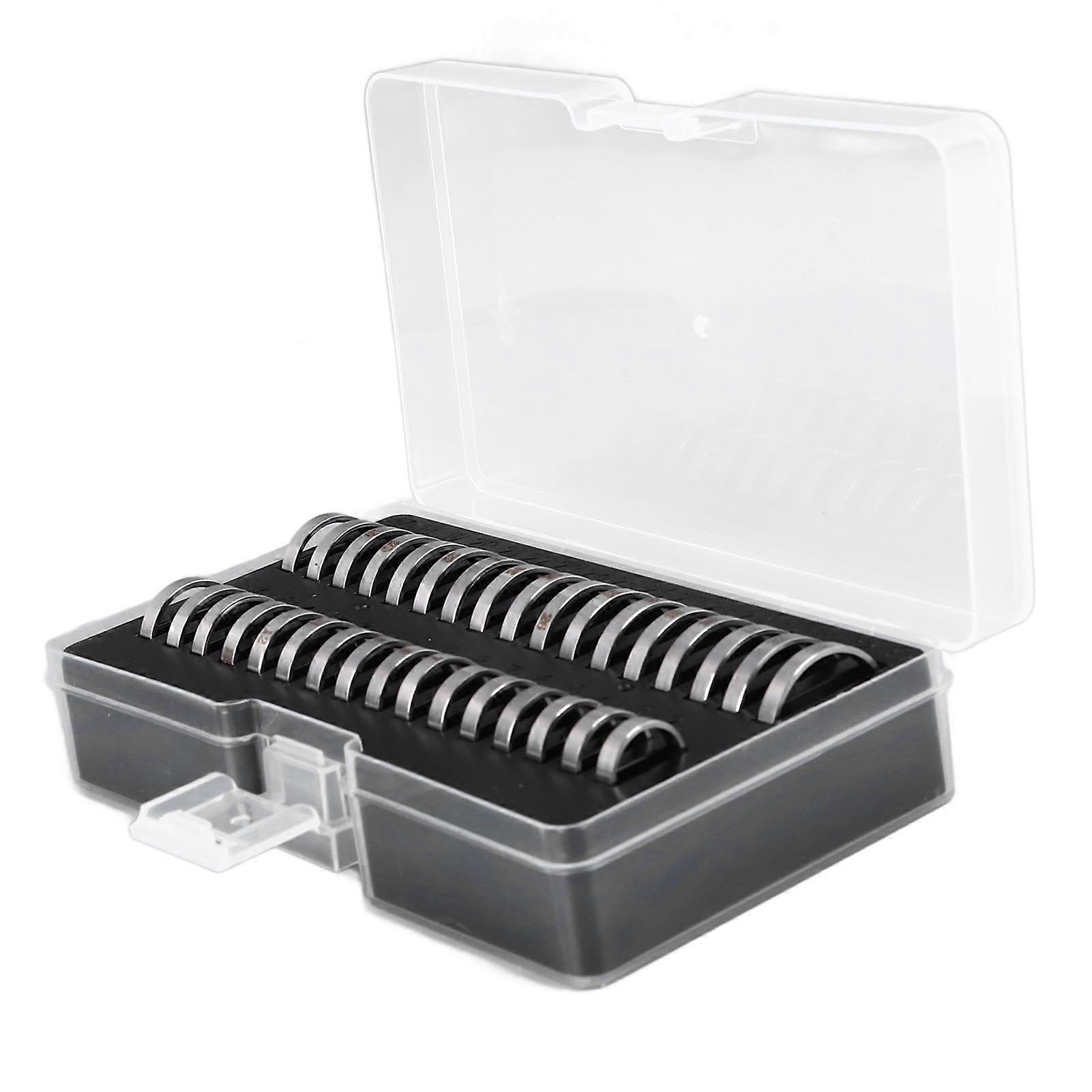 Portable Stainless Steel Ring Sizer Tool Kit with Storage Box