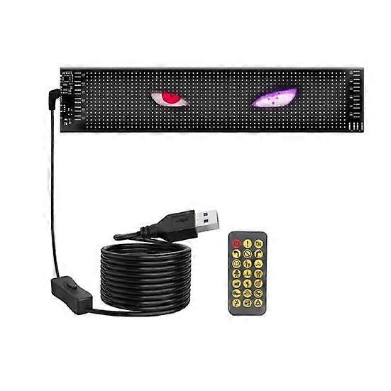Colorful Eye Lamp Flexible Soft Screen for Windows DIY Dynamic LED