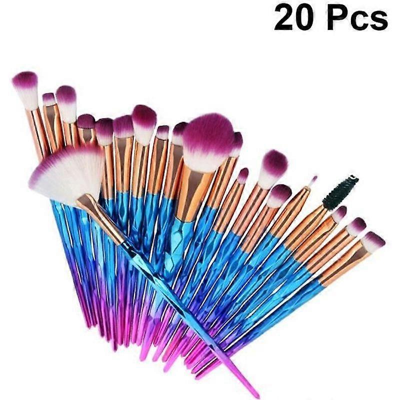 20 Pcs Unicorn Makeup Brushes Makeup Brush -Mingmei
