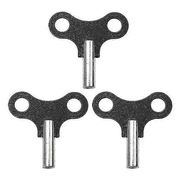 3 Pcs Metal Wall Clock Universal Wind Clock Keys Antique Clock Winding Key Household Clockwork Key