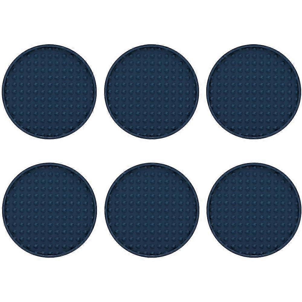Drink Coasters With Holder,silicone Coasters Tabletop Protection For Any Table Type,wood,glass