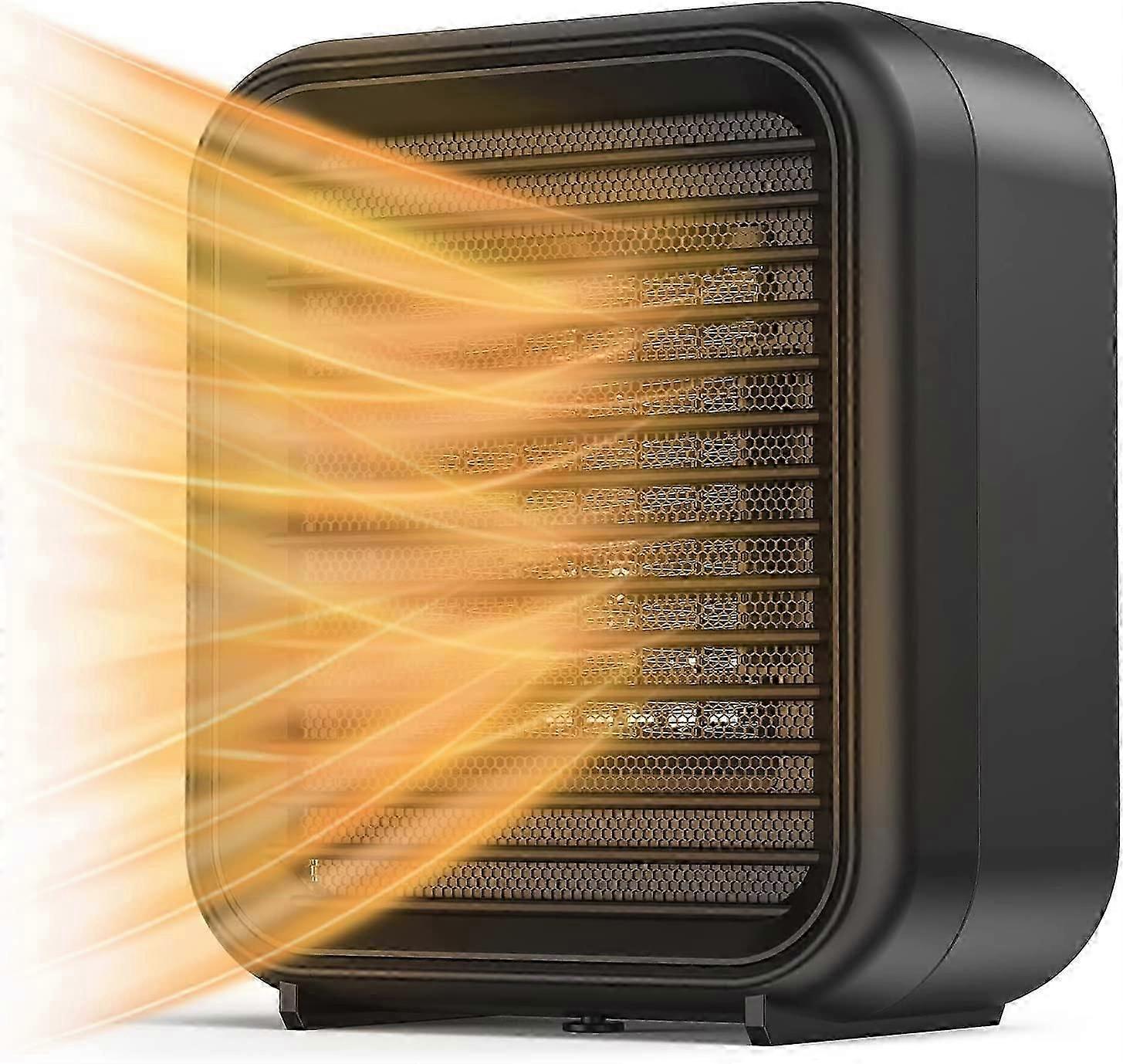 800W Mini Ceramic Heater,2 Power Levels