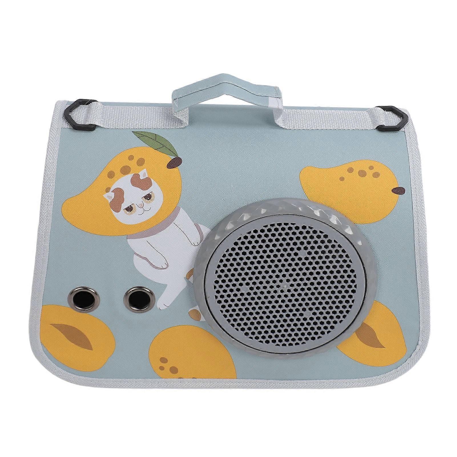 Cat Space Capsule Carrier Mesh PU Leather Sling Bag Type C