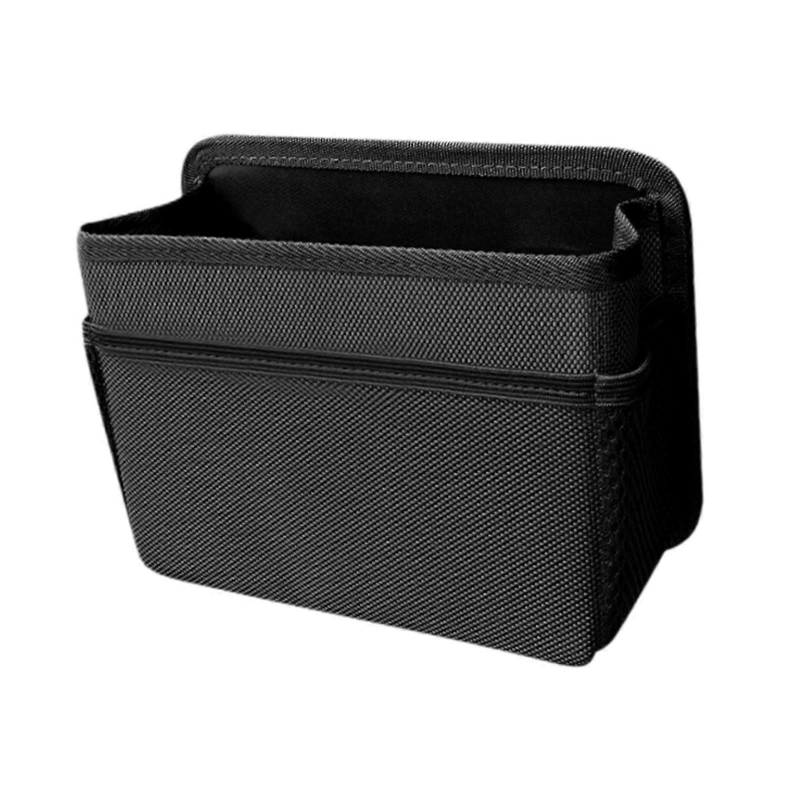 Generic Car Trash Can Dustbin Hanging Waterproof Practical Multifunctional Black