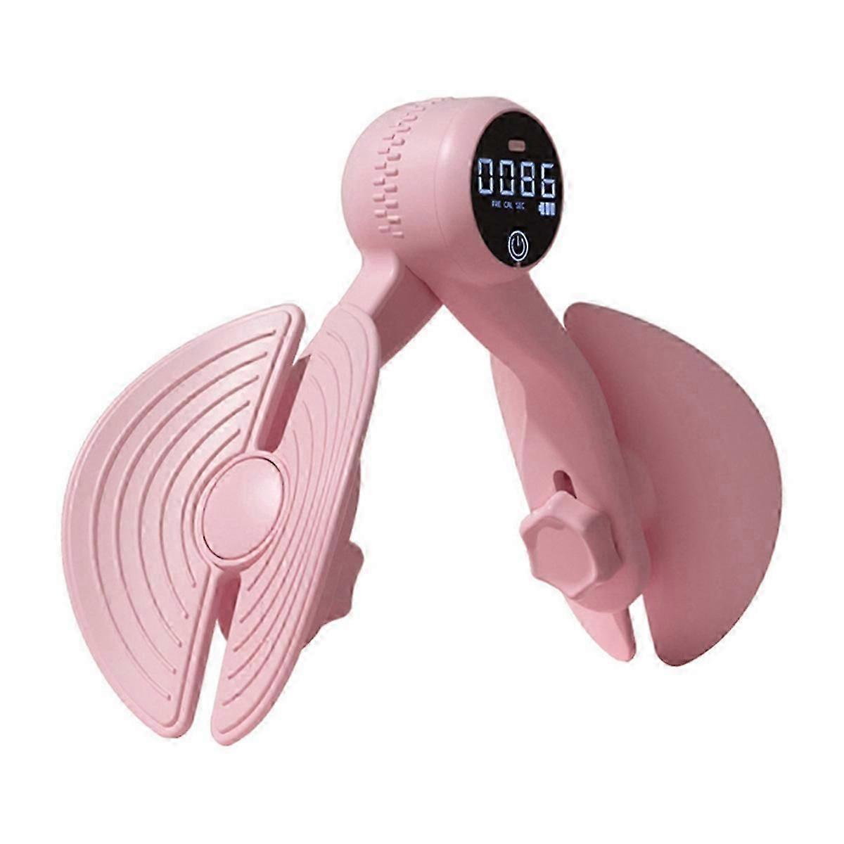 Thigh Master Exerciser with Digital Display, Adjustable Resistance, Rechargeable  suitable for Pelvic, Arm, Leg Workouts C