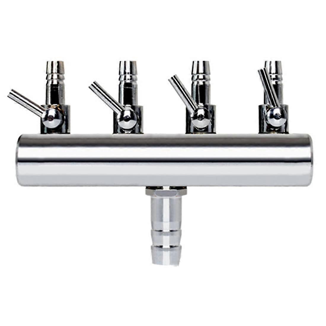 Aquarium Air Valve for Fish Tank Oxygen Control, Adjustable Flow Rate, Durable Plastic, Universal Fit for Aquatic Systems