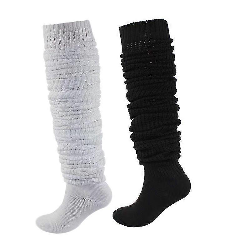 2 par høst- og vinterstrømper Strømper for kvinner Lolita strømper, elefantstrømper, ullstrømper