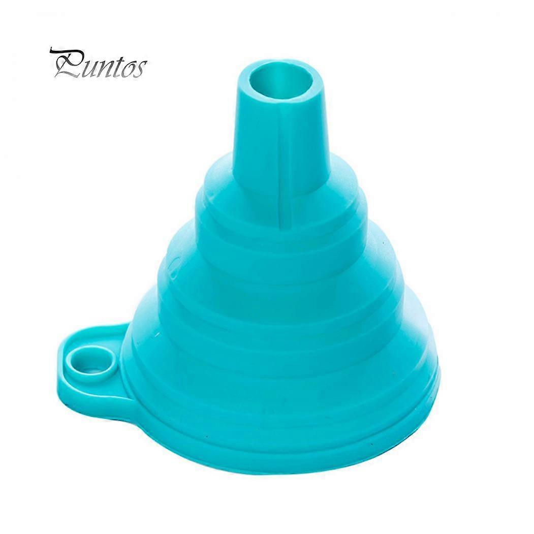 Portable Retractable Silicone Hopper Funnel Home Kitchen Liquid Dispensing Tool