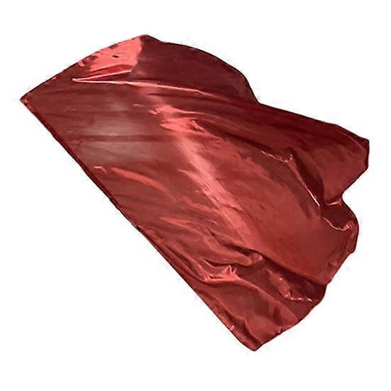 Dancing Flag with Expandable Stick Half Circle Shape Bright Color Luster Surface Performance Costumes Props Accessories Praise Flag