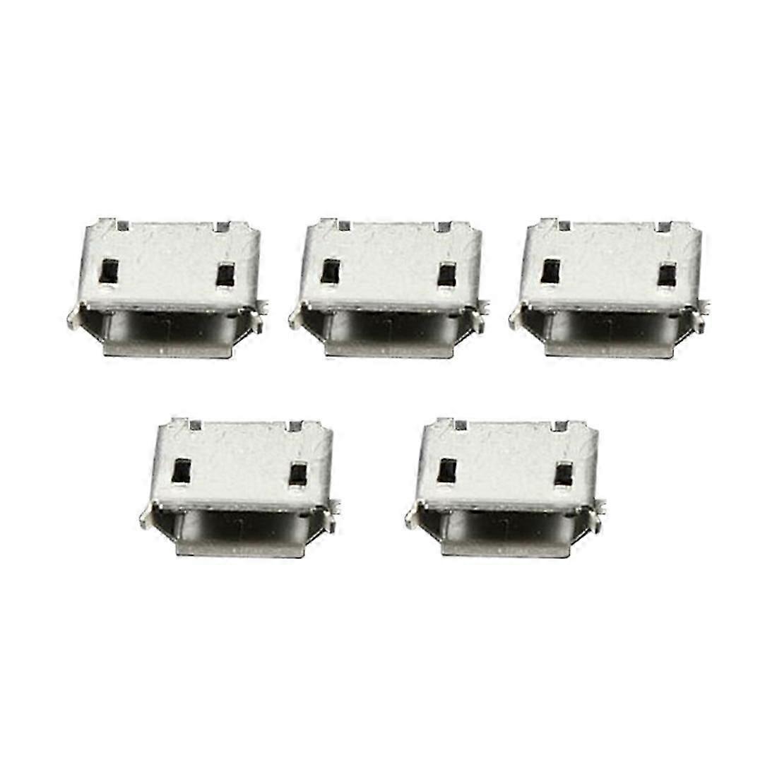 50kpl mikro-usb tyyppi B naaras 5pin smt-liitäntä liitin portti piirilevy
