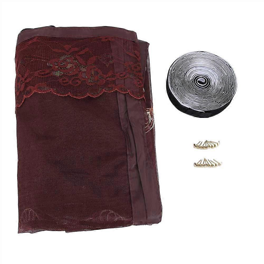 Heavy-Duty Magnetic Screen Door Curtain for Mosquito Protection, Adjustable Size, Easy Install, Durable Mesh Material