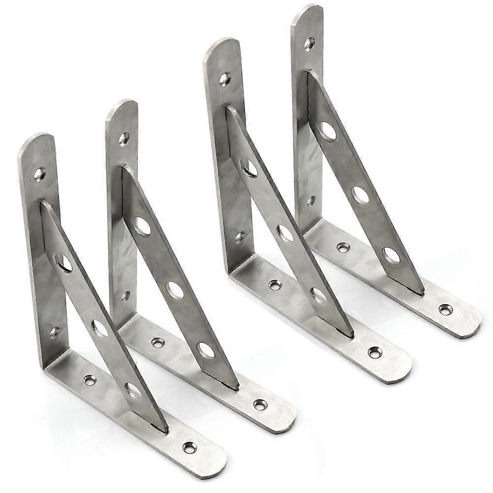 Stainless Steel Corner Shelf Brackets