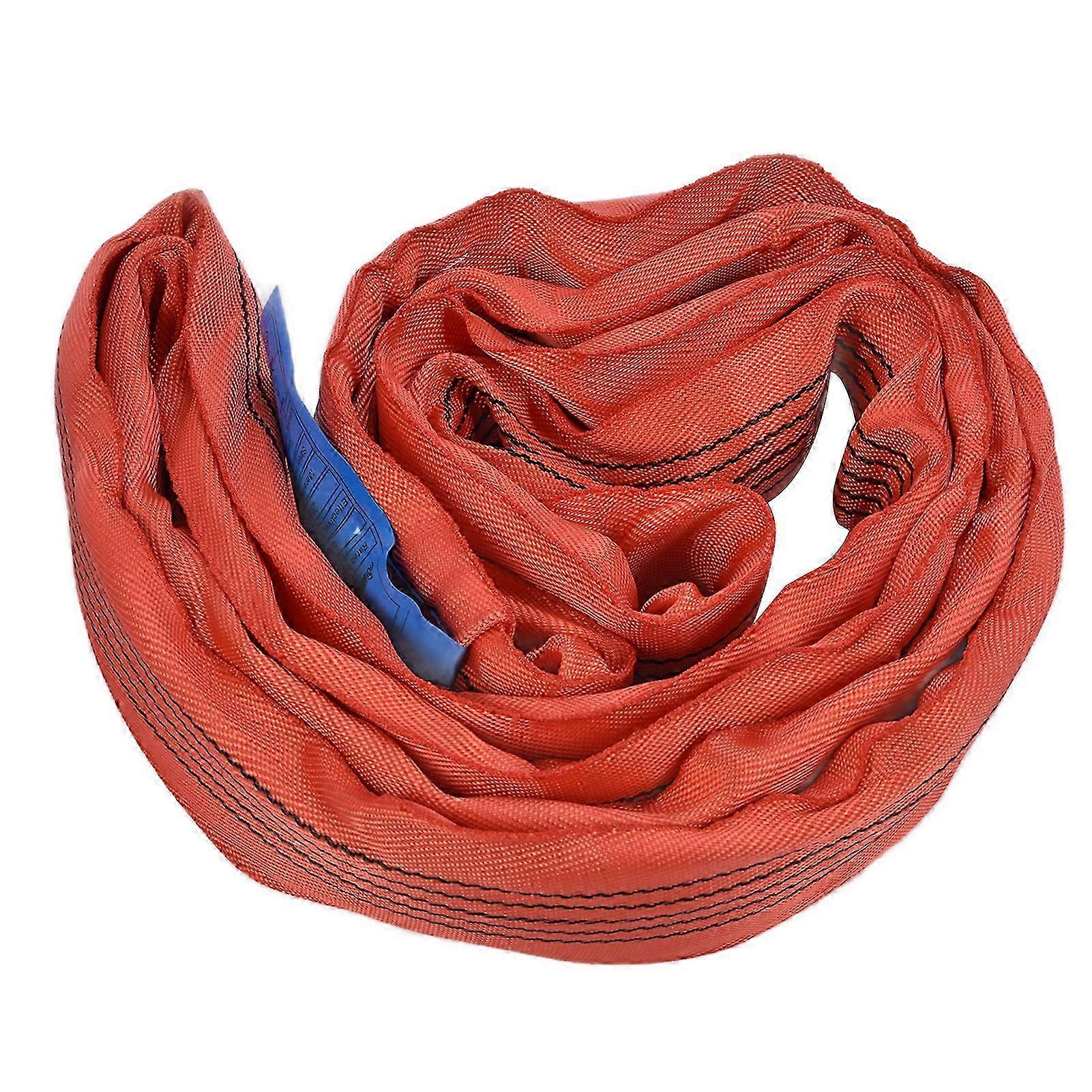 5T Round Lifting Sling PES Endless Loop Crane Webbing Straps Rigging Accessories Wide 75mm5 Meters
