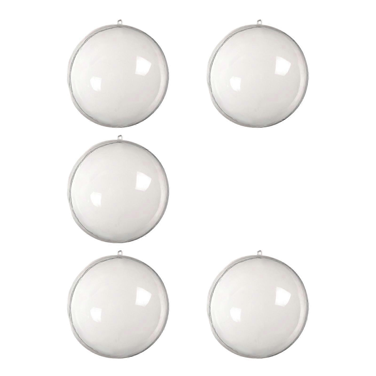 Transparent Ball Clear Fillable Bauble Wedding 4cm
