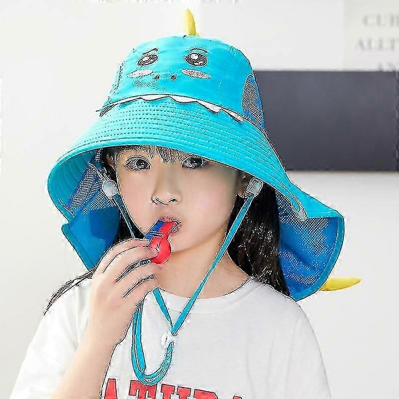 "Solhatt for barn med bred brem oppe 2000 solskjermlue"