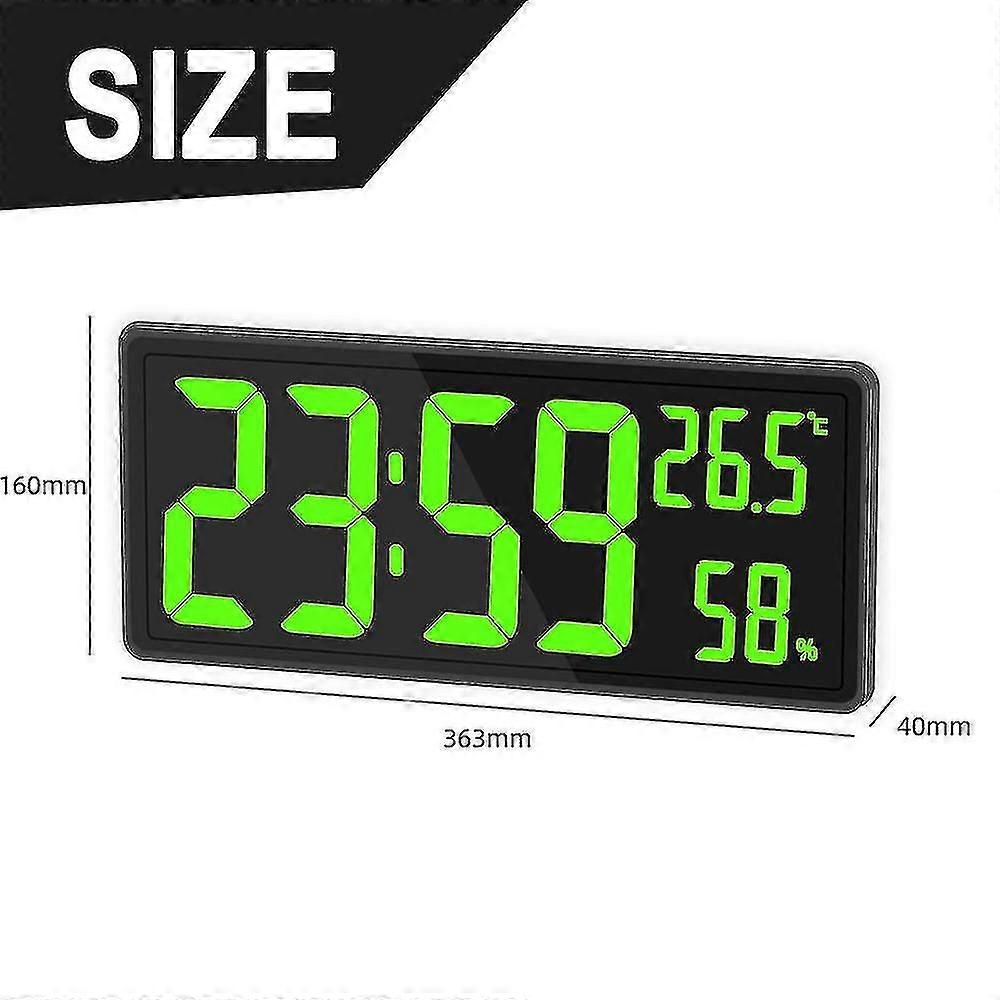 Orologio digitale grande display, grande orologio da parete