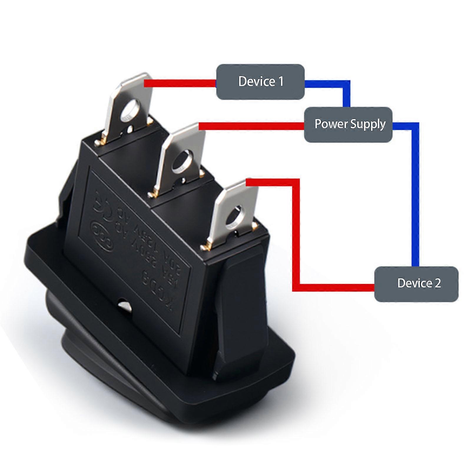 Practical Snaped In Mounting IP65 Small Rocker Switches 16A Suitable ...