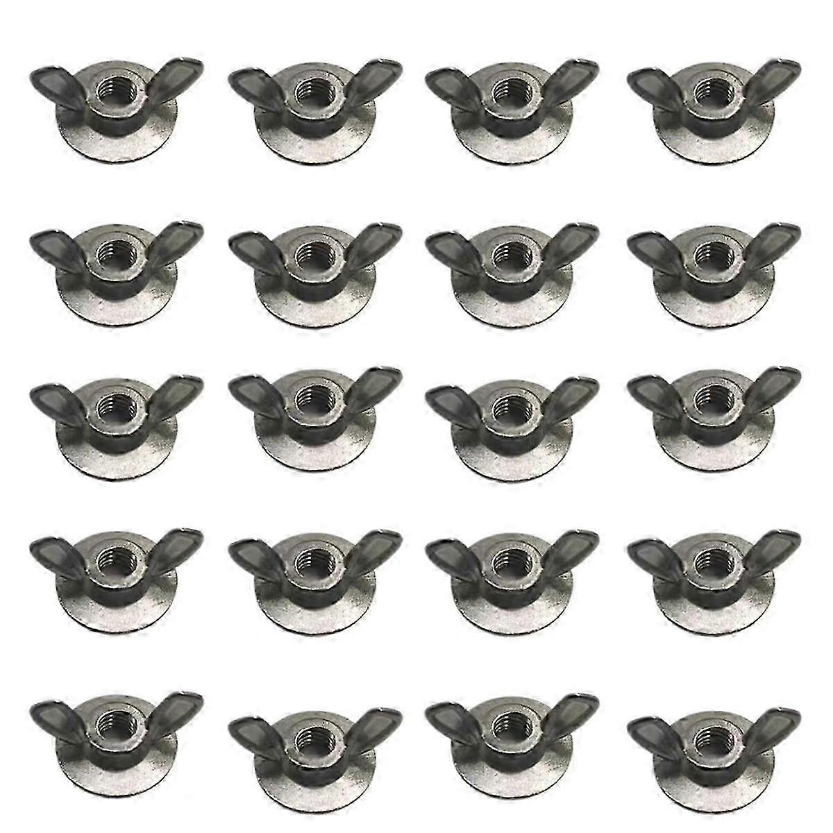 20PCS Hurricane Shutter Wing Nuts, Hurricane Shutters Wing Nut Driver and Storm Shutter Wing Nuts 1/4-20 Wing Nut Edition