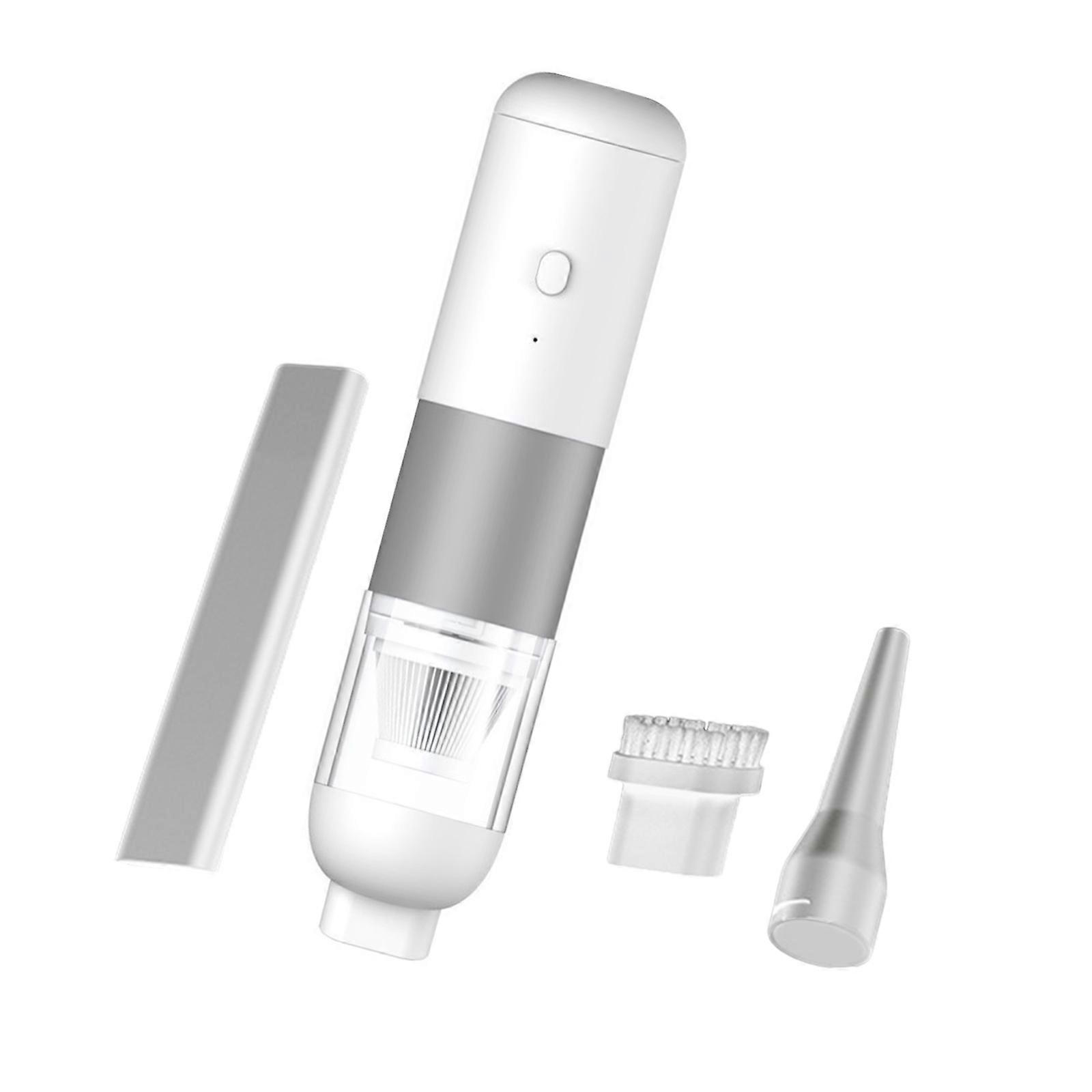 Handhelds Vacuum Cleaner Effective Cleanings Tool Wireless Vacuum Cleaner Efficient Air Blower Suitable for Every Corner  White