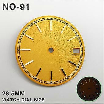 28.5mm Watch Repair Replacement Parts Watch Dial For NH36,4R36,7S Movement