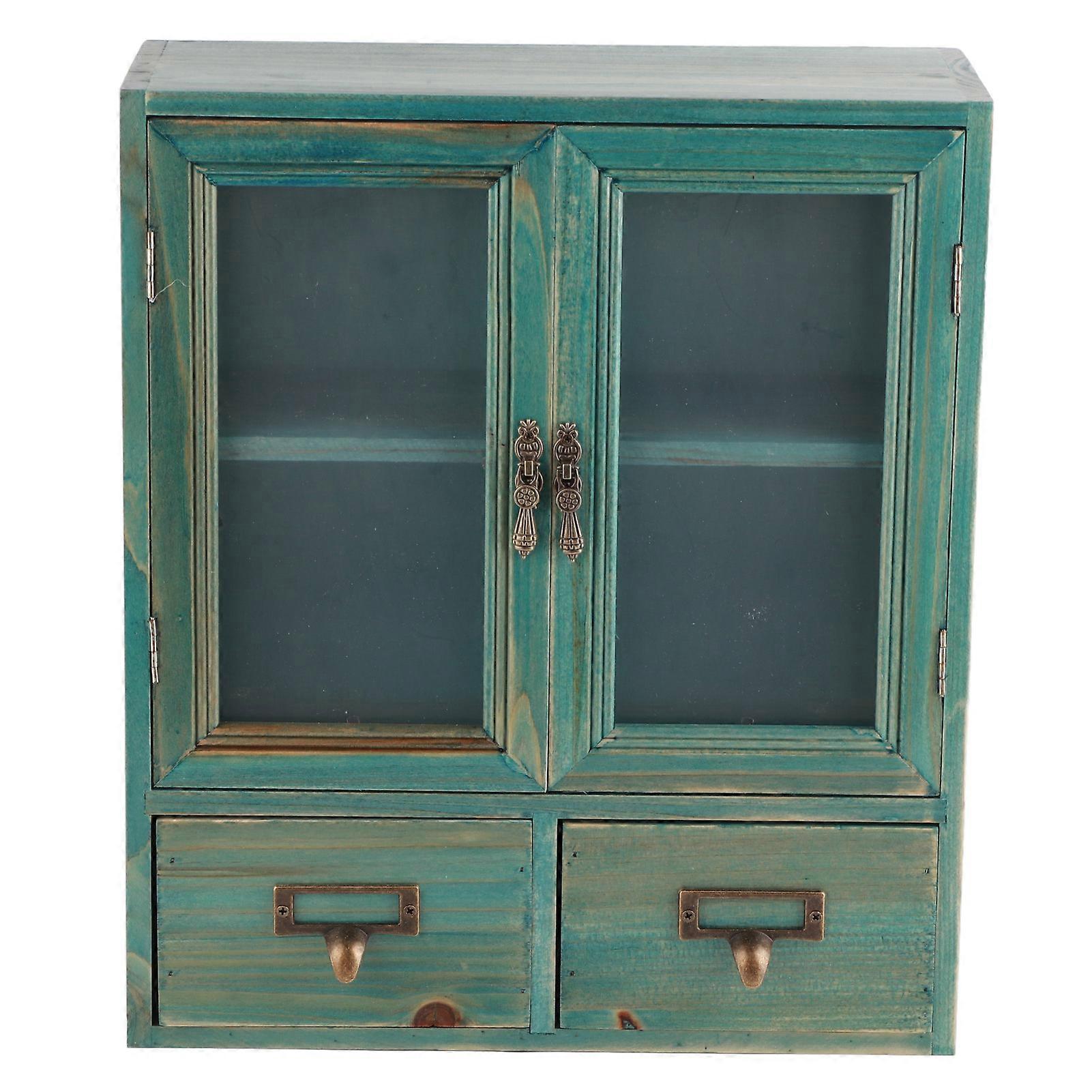MultiFunctional Home Supplies with Drawer Wood Cosmetic Storage Container for Home