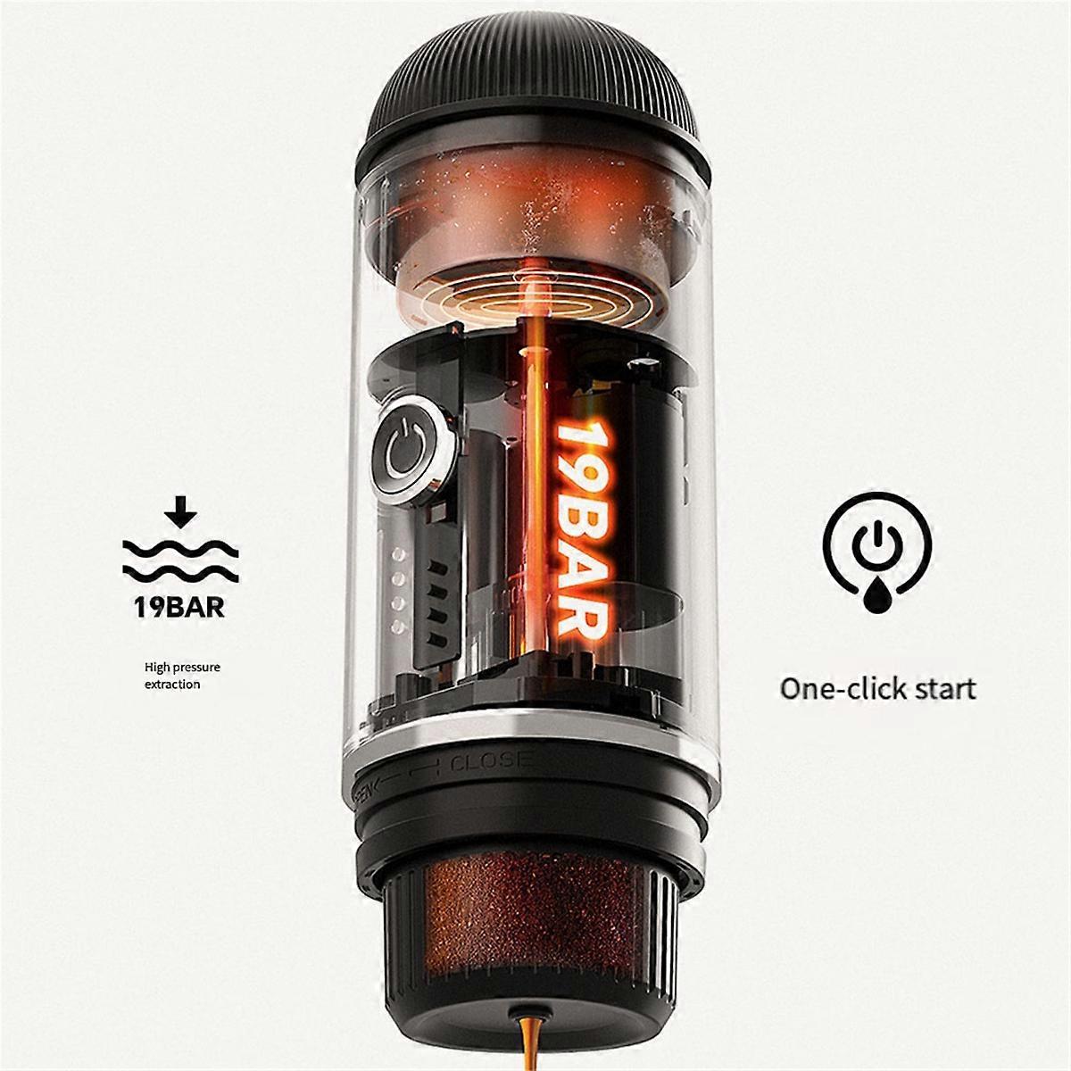 Portable Coffee Machine for Car and Camping Travel,C