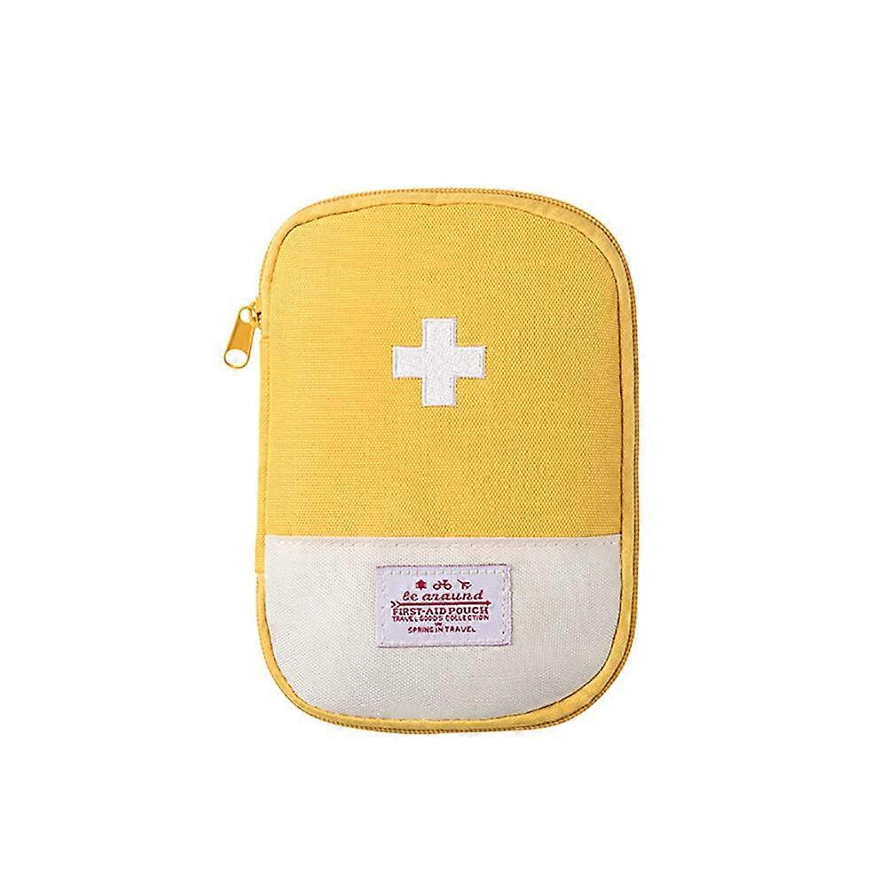 First Aid Bag For Home Office Small Empty Nylon Exterior Red Compact Size