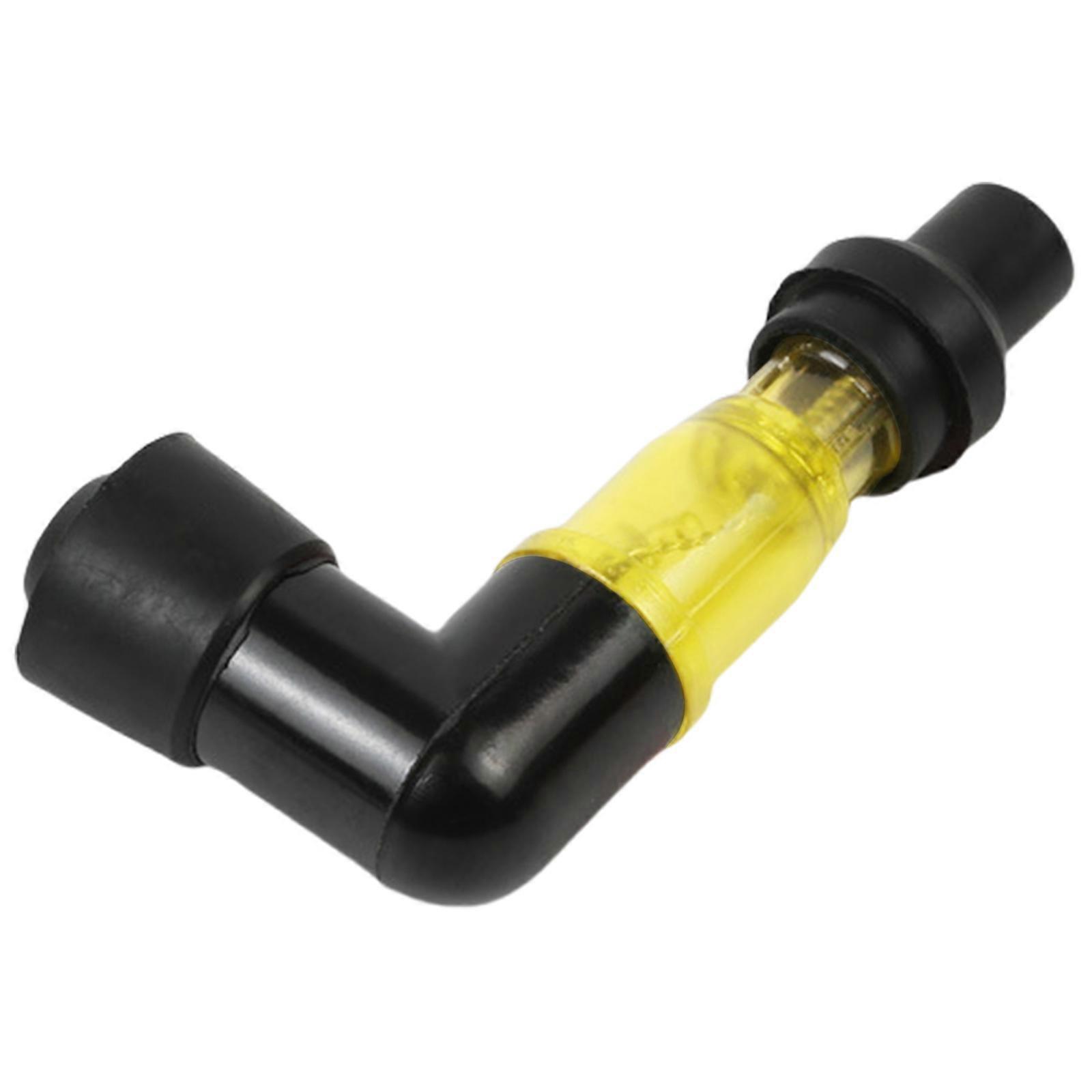 Versatile Spark Plugs Caps Stable Motorcycle Spark Plugs Caps Simple Installation for Improves Ignitions in Motorcycles yellow