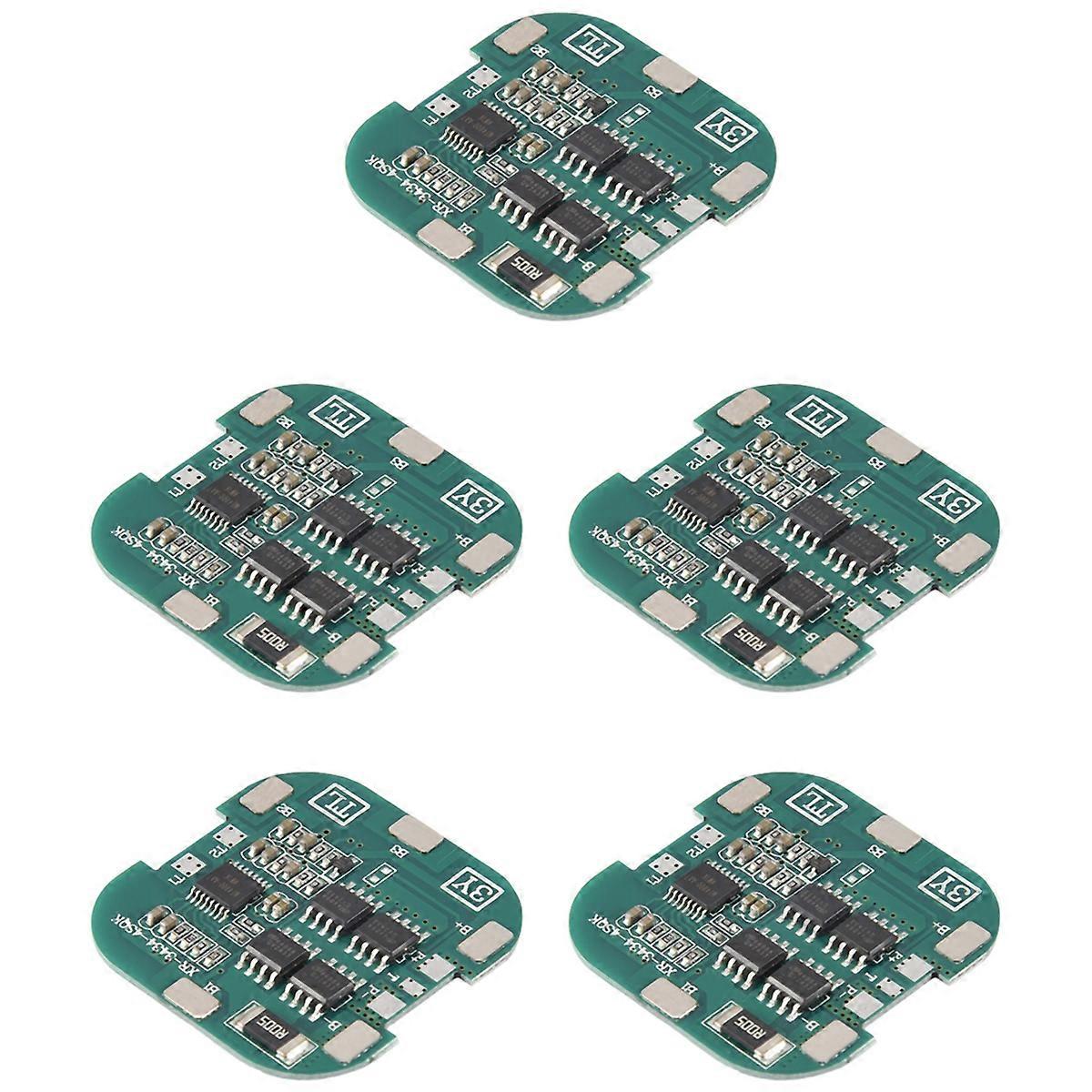 5 db 4S 8A 14,8 V 18650 Li-ion lítium akkumulátor töltőkártya